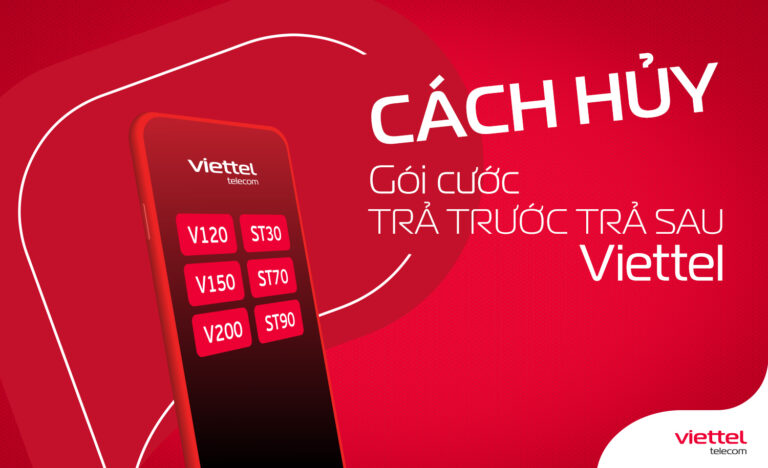 hủy gói cước viettel